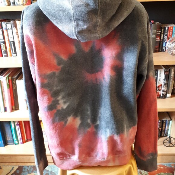 Hoodie - Heavy Cotton - Grey and Pink - Size Medium - Picture 5 of 5